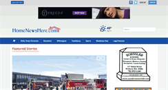 Desktop Screenshot of homenewshere.com