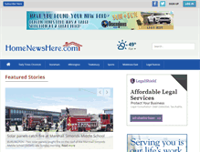 Tablet Screenshot of homenewshere.com